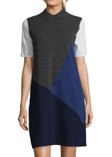 Ravissante Robe Lacoste Coton Piqué Gris Noir Bleu MC Blanc T.XS/S NEUVE+ETIQ