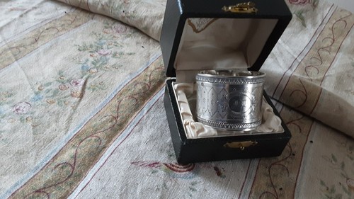 Beau rond serviette argent - beau, de
