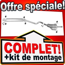 Ligne pot d'échappement pour OPEL ASTRA H GTC 1.9 CDTi avec KAT Silencieux