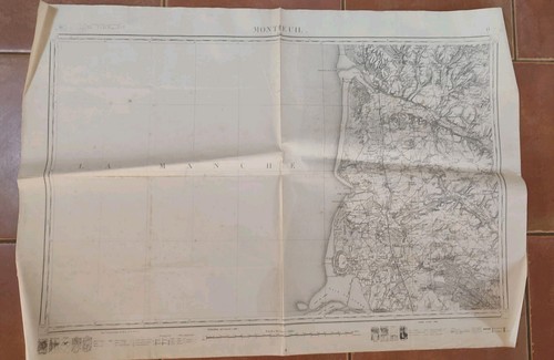 Carte ancienne état major - carte,