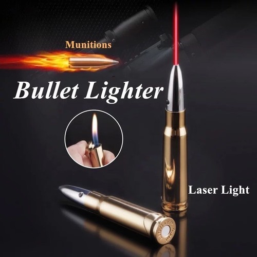Metal bullet lighter with - 1x,