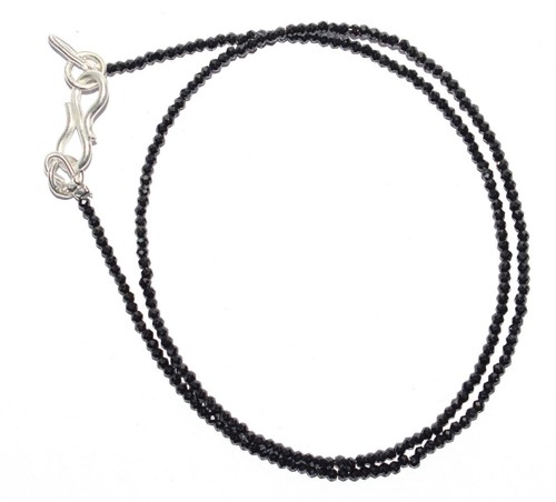 925 argent fin noir zircon - 925,
