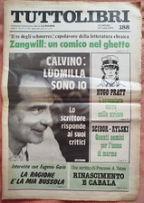 CORTO MALTESE HUGO PRATT INTERVIEW ET DESSIN INEDIT 1979 TUTTOLIBRI LA STAMPA