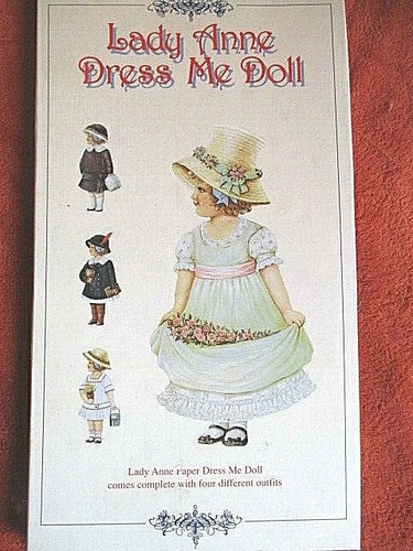 Jouet ancien lady - anne, paper
