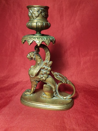 Bougeoir empire griffon en - au,