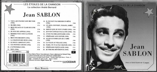 Titres jean sablon - cd, 22