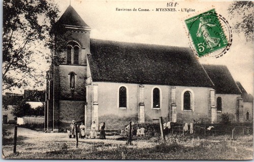 Myennes vue l eglise - 58,