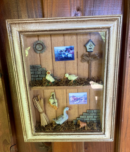Cadre vitrine miniature décor