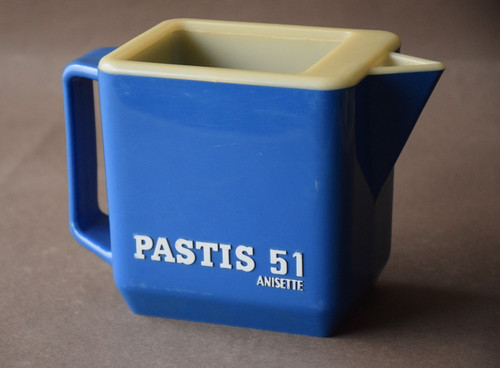 Carafe plastique bleu pernod - plastique,