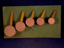 Ancien jouet bois ensemble casserole épicerie cuisine enfant poupée années 30