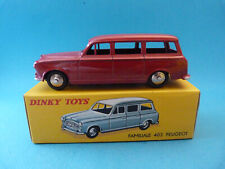 Peugeot 403 familiale rouge  - DINKY ATLAS réf 24F - 1/43 en boite