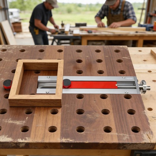 étau table encastré - de,
