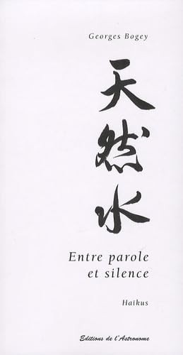 Entre parole silence - parole, et