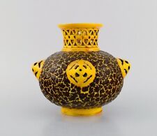 Ancien vase Zsolnay en