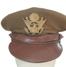 Casquette d'officier US brune