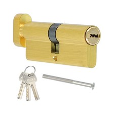 Barillet serrure laiton 80mm