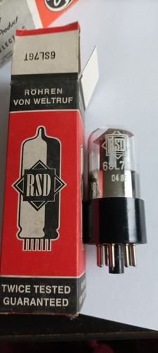 Tube rsd 6sl7gt neuf new - rsd,