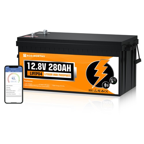 Eco worthy 12v 280ah batterie - eco-worthy,
