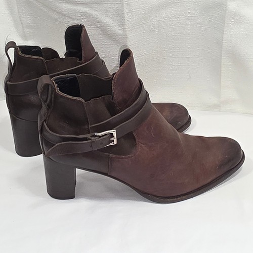 Heschung brown leather wrap - heschung,