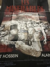 LES MISÉRABLES affiche cinema  Originale 160x120 LINO VENTURA