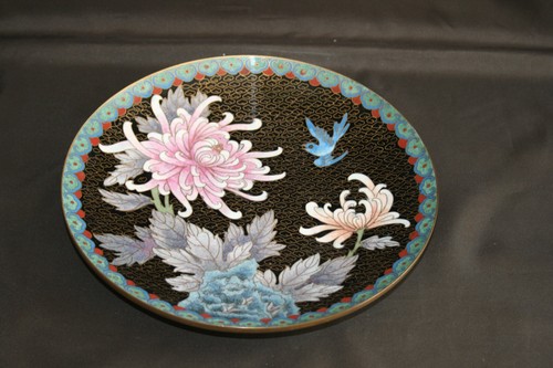 Assiette cloisonné sur - en,
