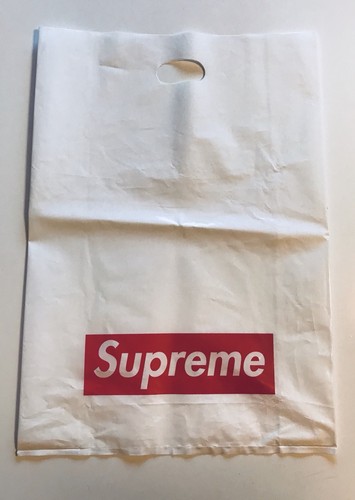 Supreme white retail plastic - supreme,