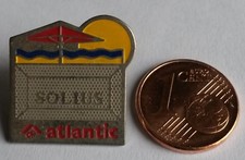 PIN PIN'S BADGE ATLANTIC SOLIUS RADIATEUR PANNEAU RAYONNANT PORT A PRIX COUTANT