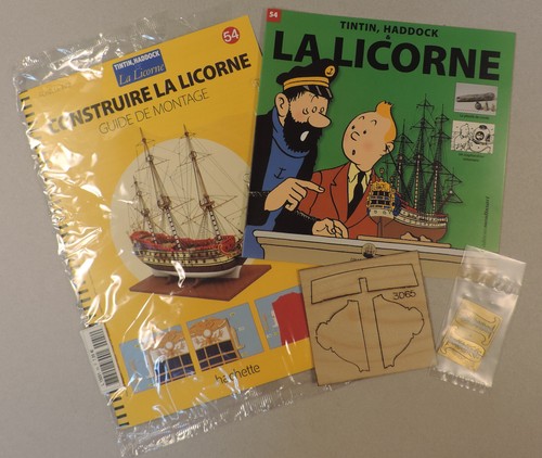 Tintin construire licorne - tintin, la