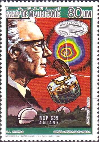 Timbre cosmos comète - timbre,