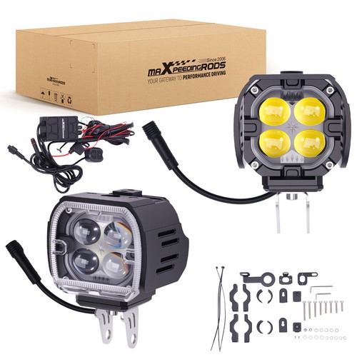 Feux auxiliaires led 120w moto - auxiliaires,