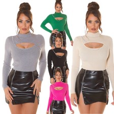 Pull Col Roulé Manches