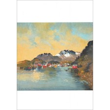 COQUILLAY Jacques - Affiche d'art "Les Lofoten" 68x48cm