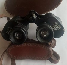 RARE WW2 Binoculars Carl Zeiss Jena 8x30 B C Nr.7 Sr 2896 Romanian Army(Box WaA)