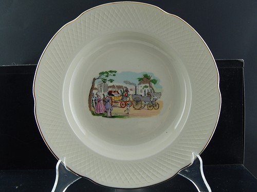 Antique rare plat - antique, en