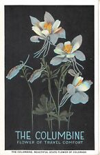 CPA ETATS UNIS AMERIQUE USA THE COLUMBINE FLOWER OF TRAVEL COMFORT
