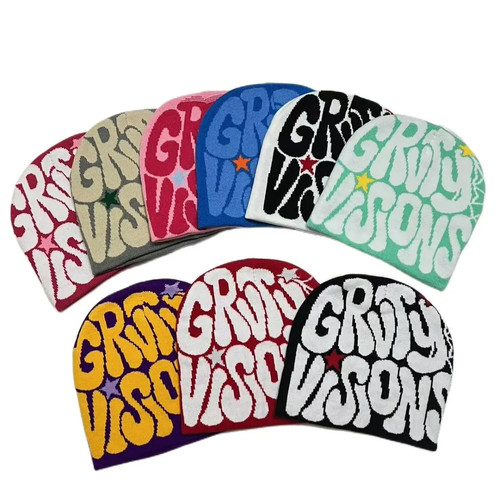 Bonnet tricot unisexe rouge