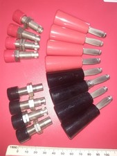 LOT Connecteurs fiches banane 7mm  femelle + mâle Noir et Rouge 