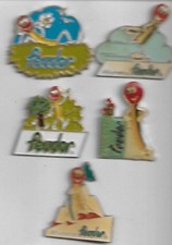 lot de 5 pin's allumettes feudor