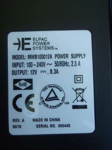 Elpac mwb100012a 12a power - elpac,
