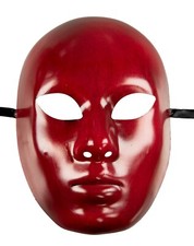 Masque Volto Déguisement Visage Rouge - Carnaval de Venise Économique # 310