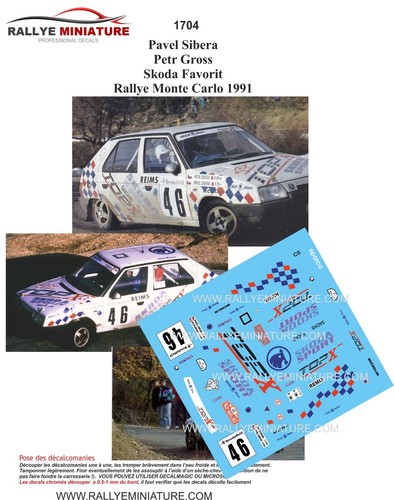 Decals ref 1704 skoda - ref,