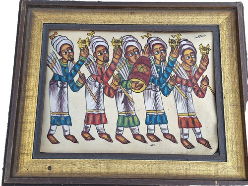 Peinture africaine - peinture,