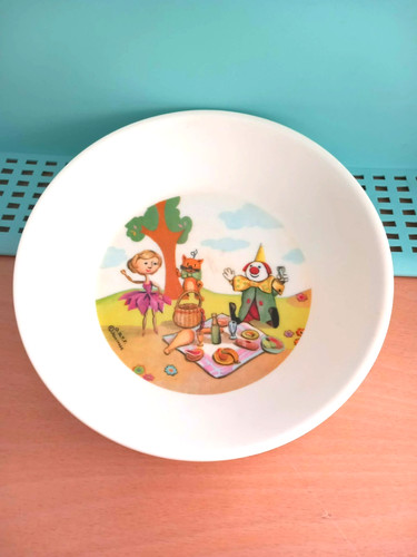Assiette enfant vintage