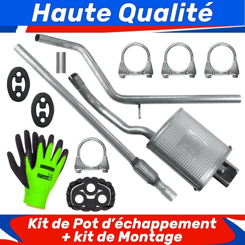 Kit pot échappement - de,