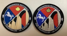 ECUSSON GENDARMERIE POLICE FRANCE PATCH Insigne X2