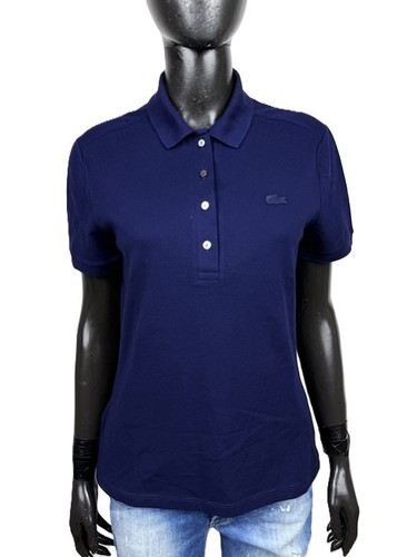 Polo femme lacoste bleu marine - polo,