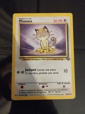 Carte Pokémon COMMUNE Miaouss 56/64 Jungle Edition 2 Wizards FR