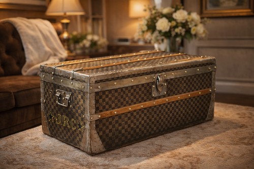 Malle courrier damier la - malle,