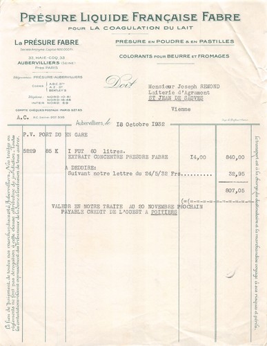 1932 presure liquide francaise - 1932,