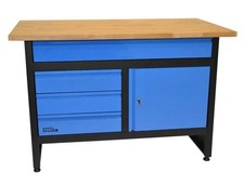 Etabli GW 3/1 - 120 x 60 cm - 1 porte - 4 tiroirs Güde G40471